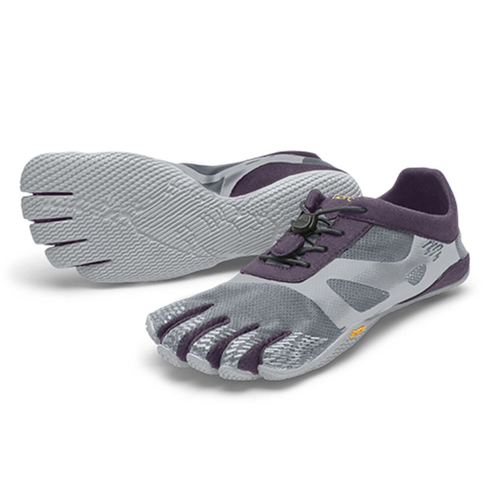 Tenis Deportivos Mujer Grises/Morados - FiveFingers Kso Evo - WIQKUG-398